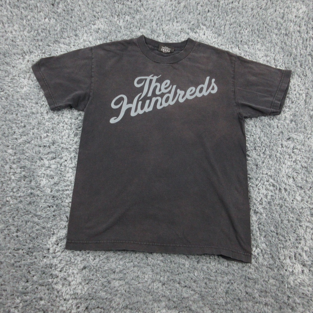 The Hundreds Shirt Mens Medium Black Script Logo Graphic Skate Tee Streetwear